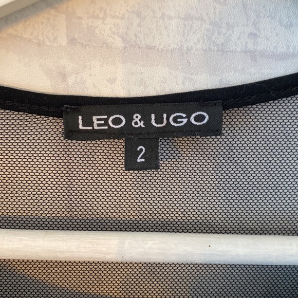 Leo & Ugo Black Dress Size 2 - Picture 4 of 10